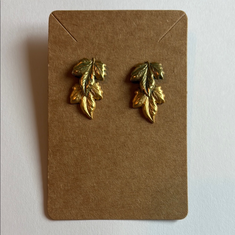 Gold Leaf Earrings